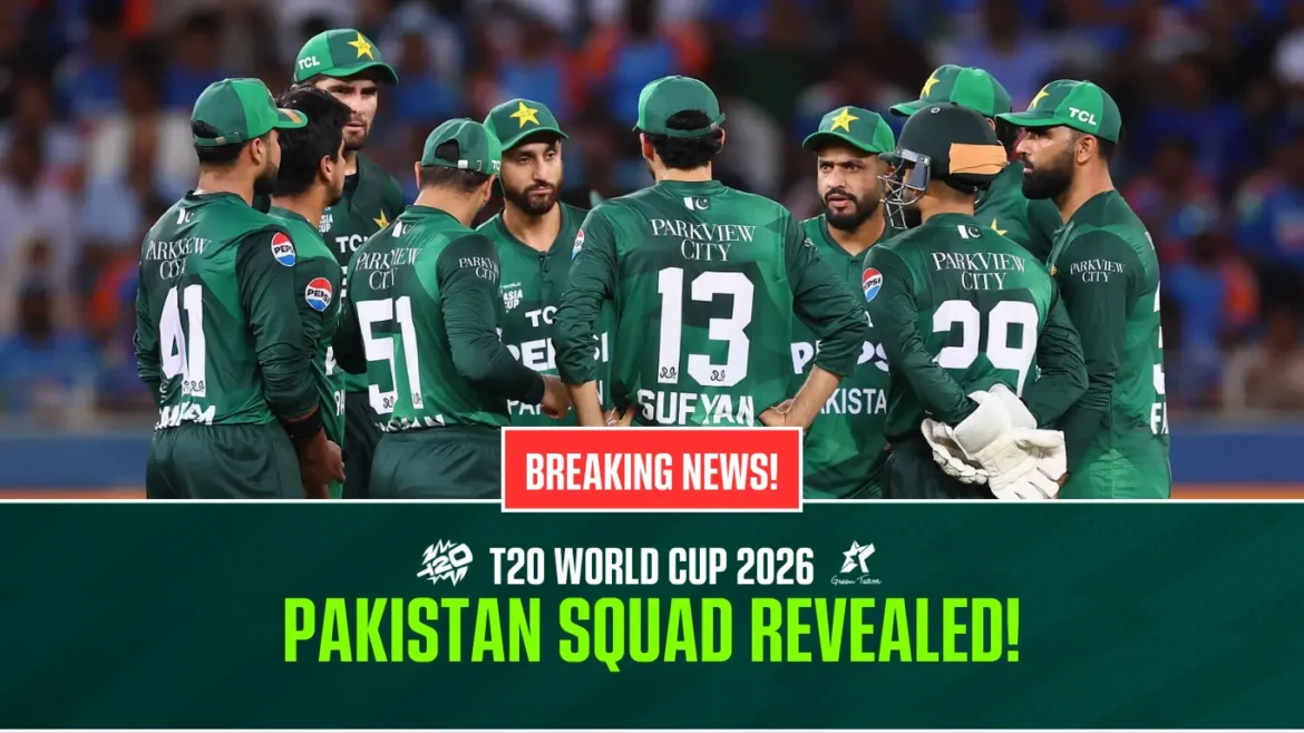 Pakistan 2026 T20 WC Squad