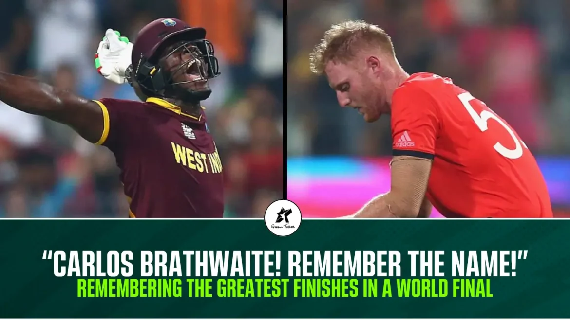 Carlos Brathwaite's 4 Sixes